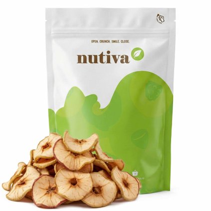 NUTIVA Jablkové chipsy 100g