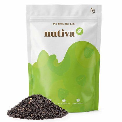NUTIVA Sezam čierny 200g