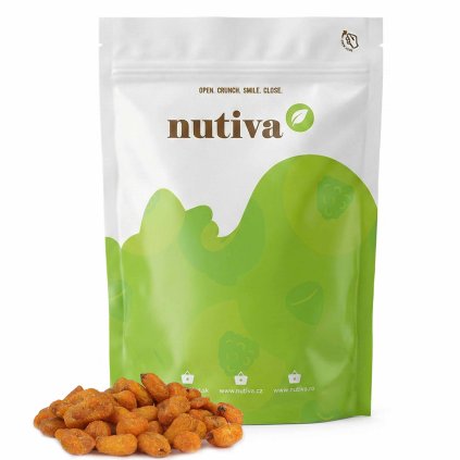 NUTIVA Kukurica pražená solená s príchuťou chilli 250g