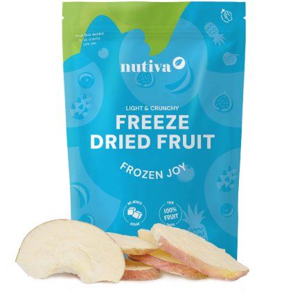 NUTIVA Lyofilizované jablká so šupkou 100g