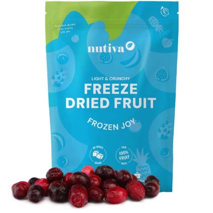 NUTIVA Lyofilizované brusnice celé 100g