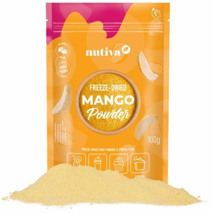NUTIVA Lyofilizované mango v prášku 100g