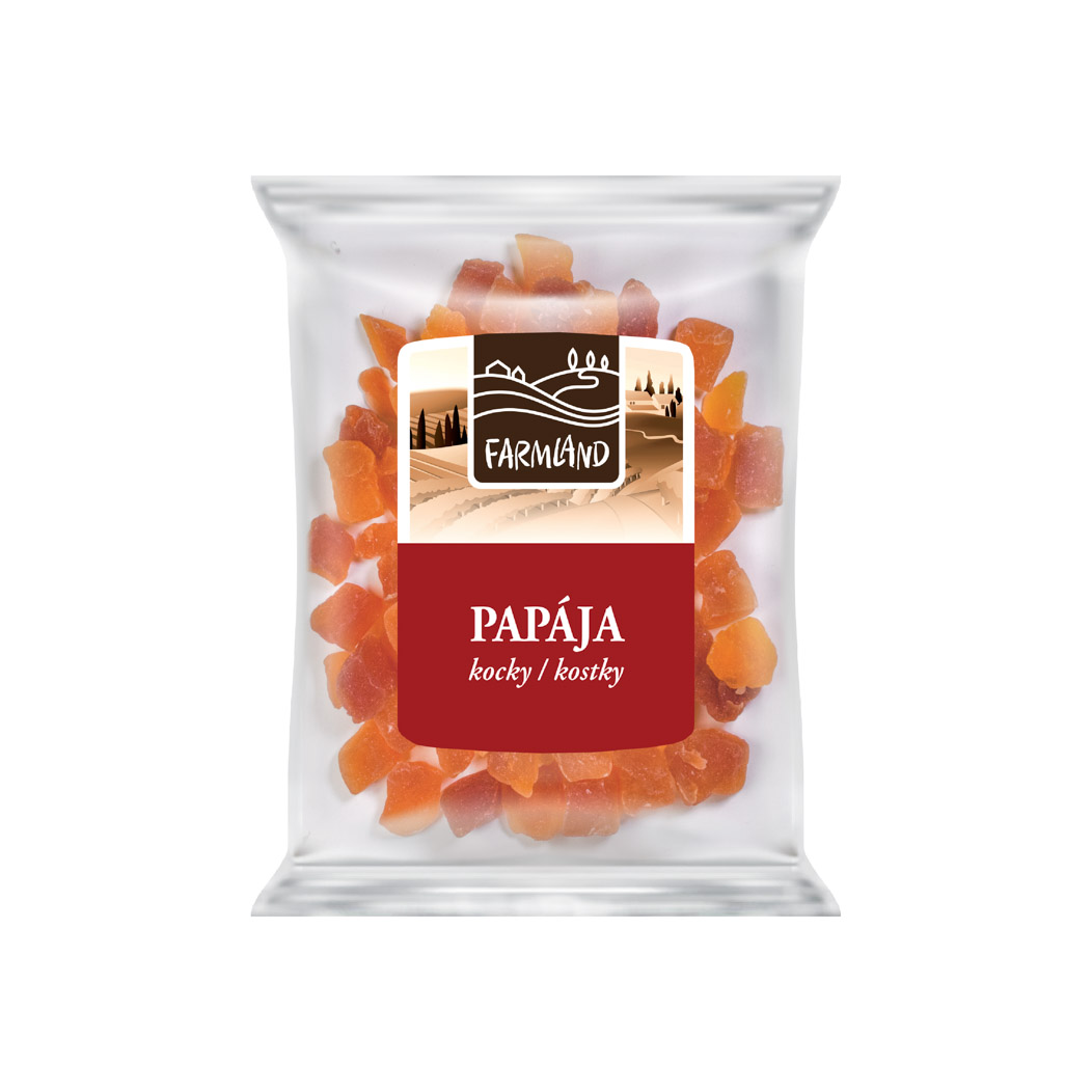 Papája kocky FARMLAND 100g