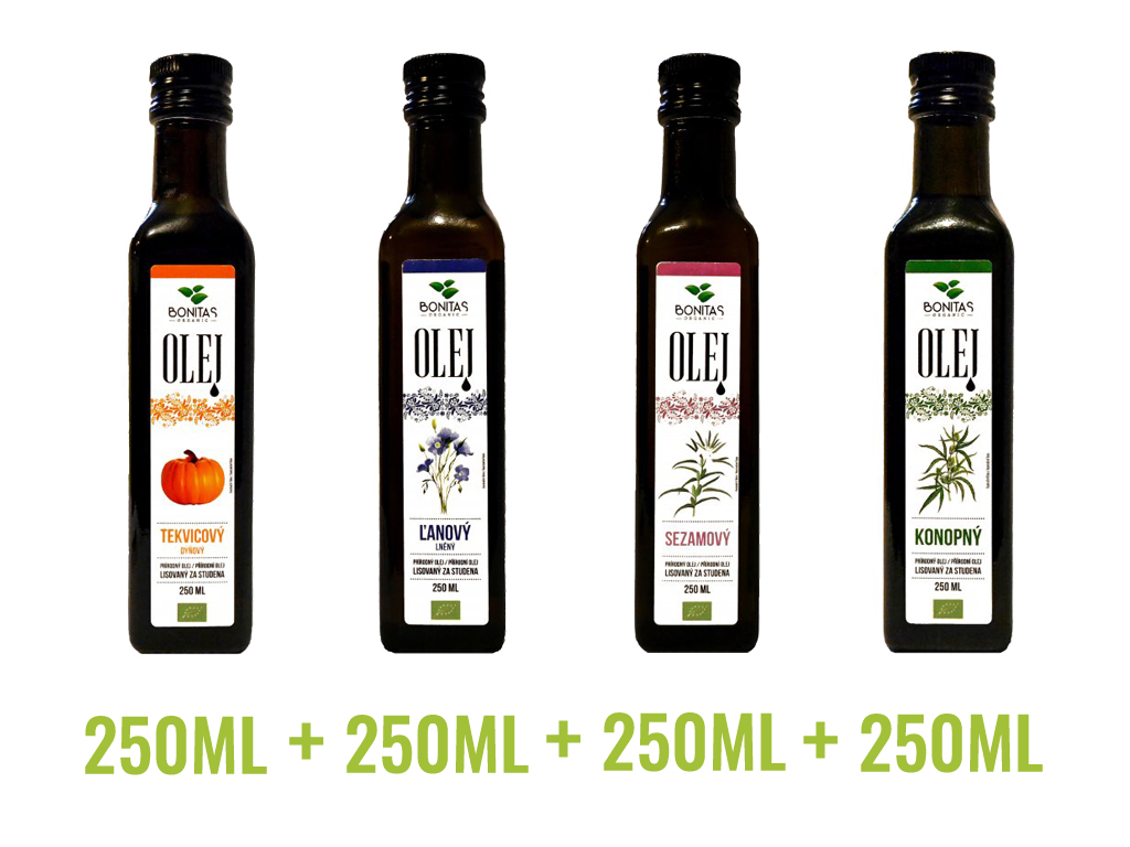 Sada BIO olejov 4x250ML