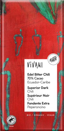 VIVANI EDIZIONE GRANDE horká čokoláda CHILI 100g