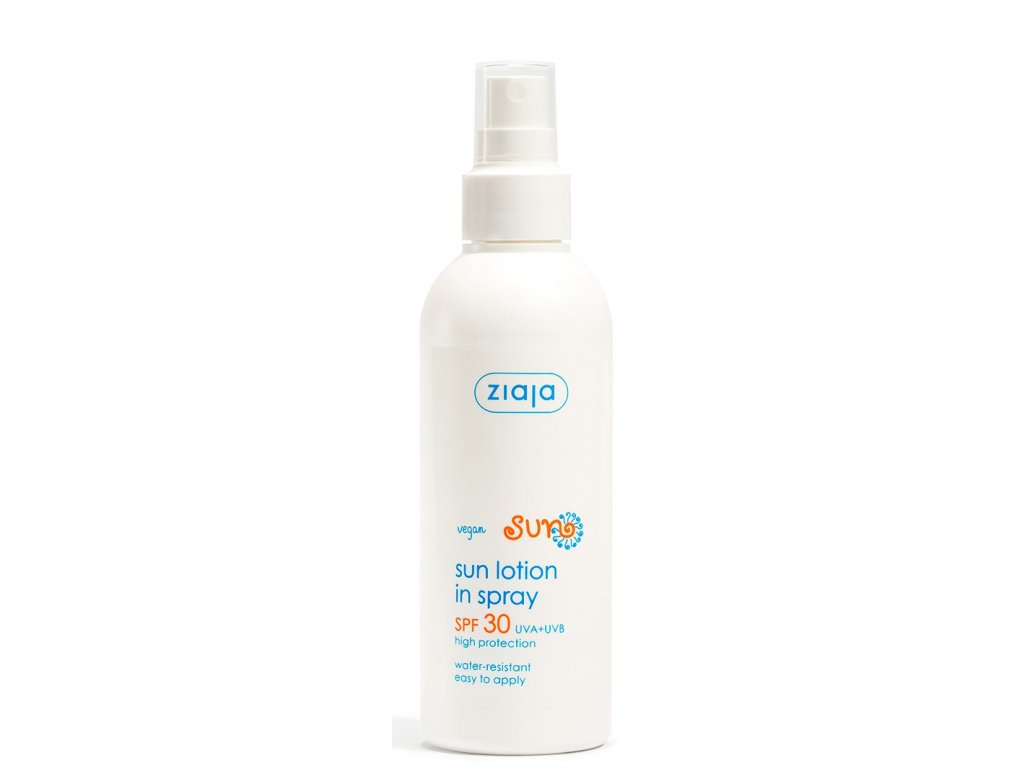 ZIAJA Hydratačné mlieko na opaľovanie v spreji SPF 30 170 ml