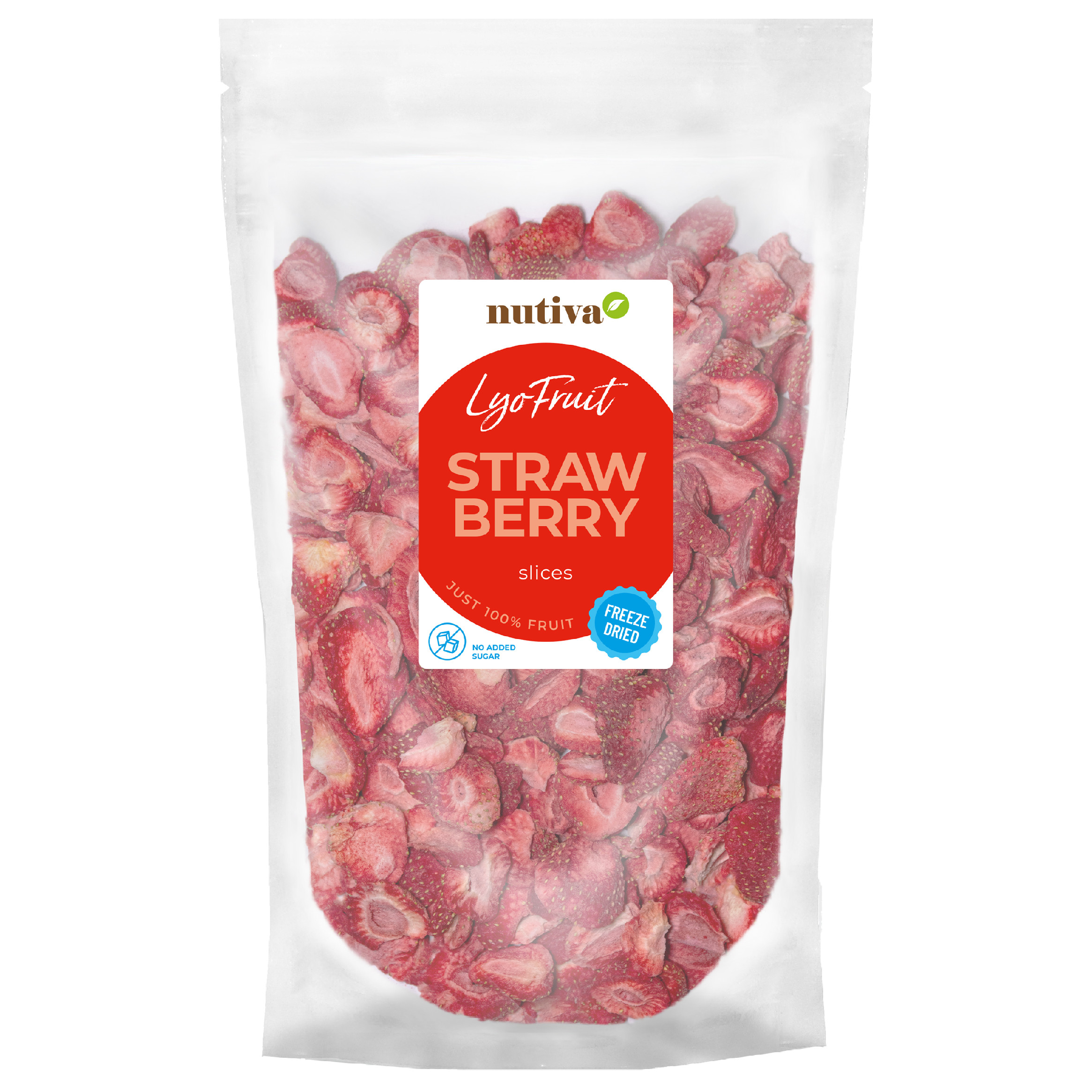 NUTIVA Jahody sušené mrazom 150g