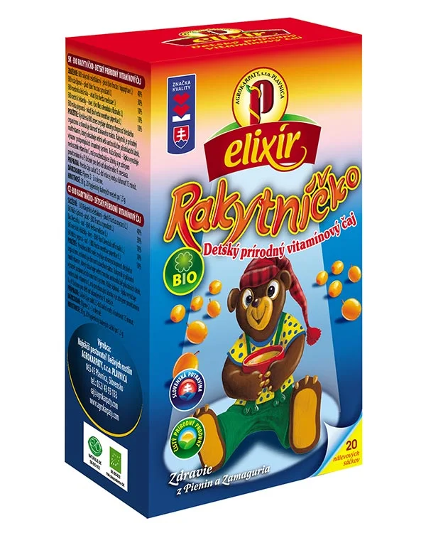 AGROKARPATY BIO Detský čaj Rakytníčko 30g