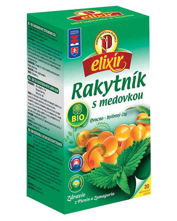 AGROKARPATY BIO čaj Rakytník s medovkou 30g