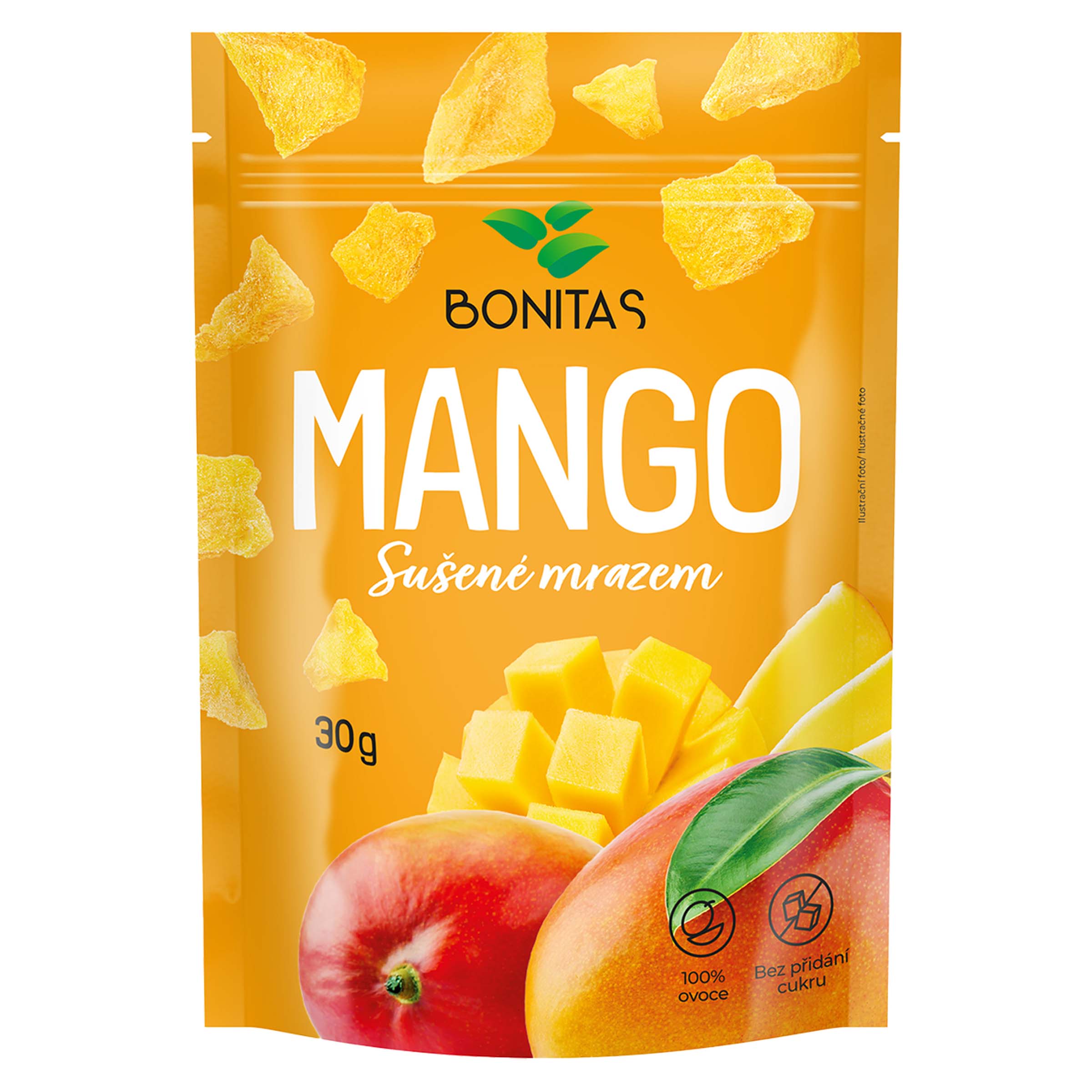 BONITAS Mango sušené mrazom 30g