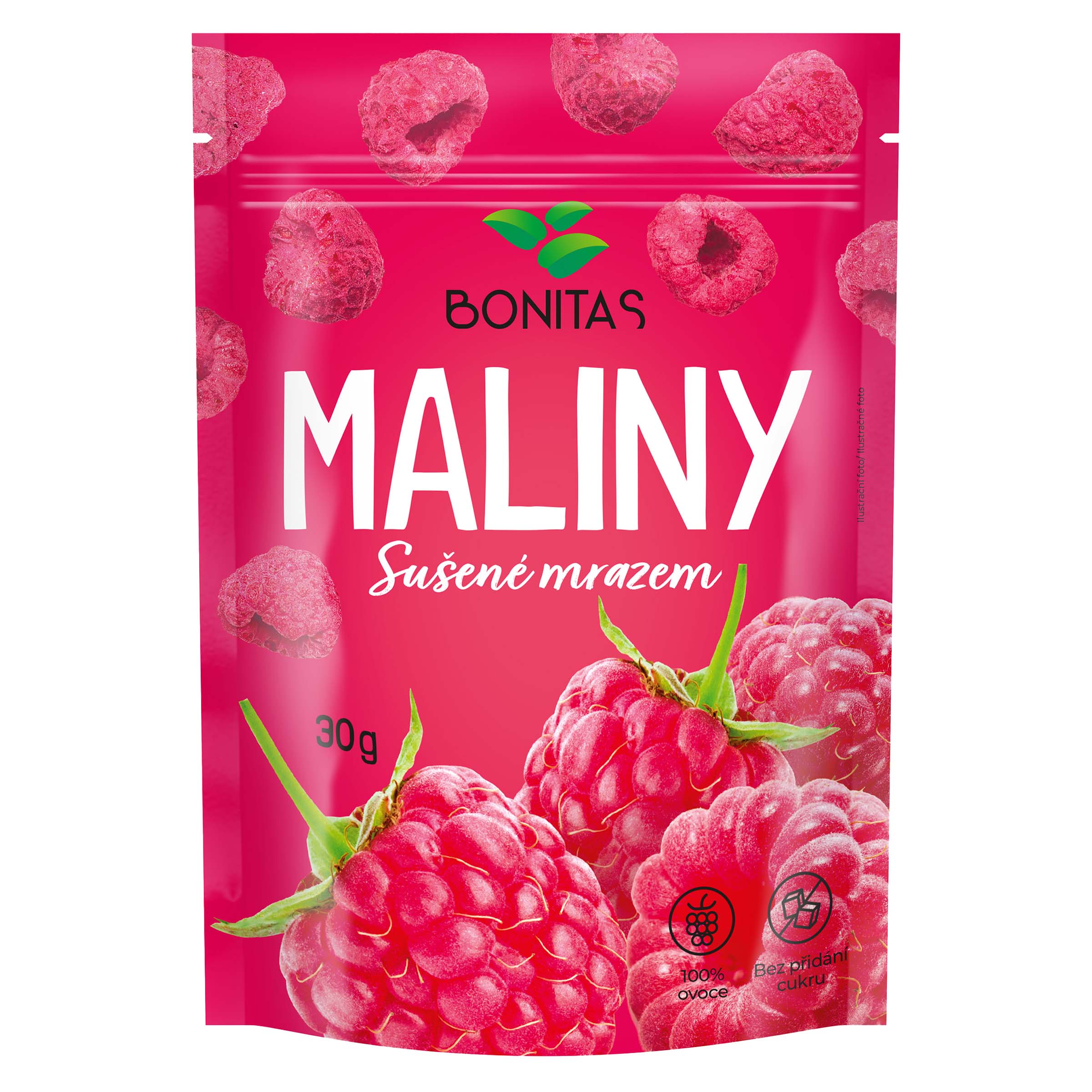 BONITAS Maliny sušené mrazom 30g