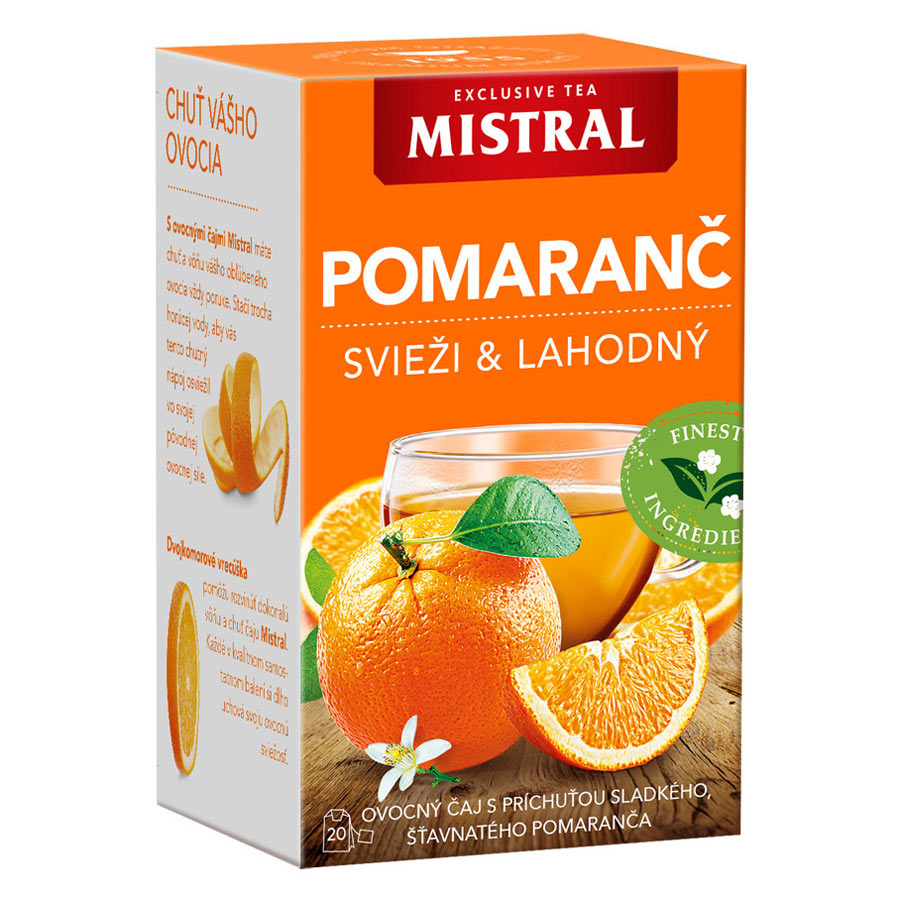 MISTRAL Ovocný čaj Pomaranč 40g