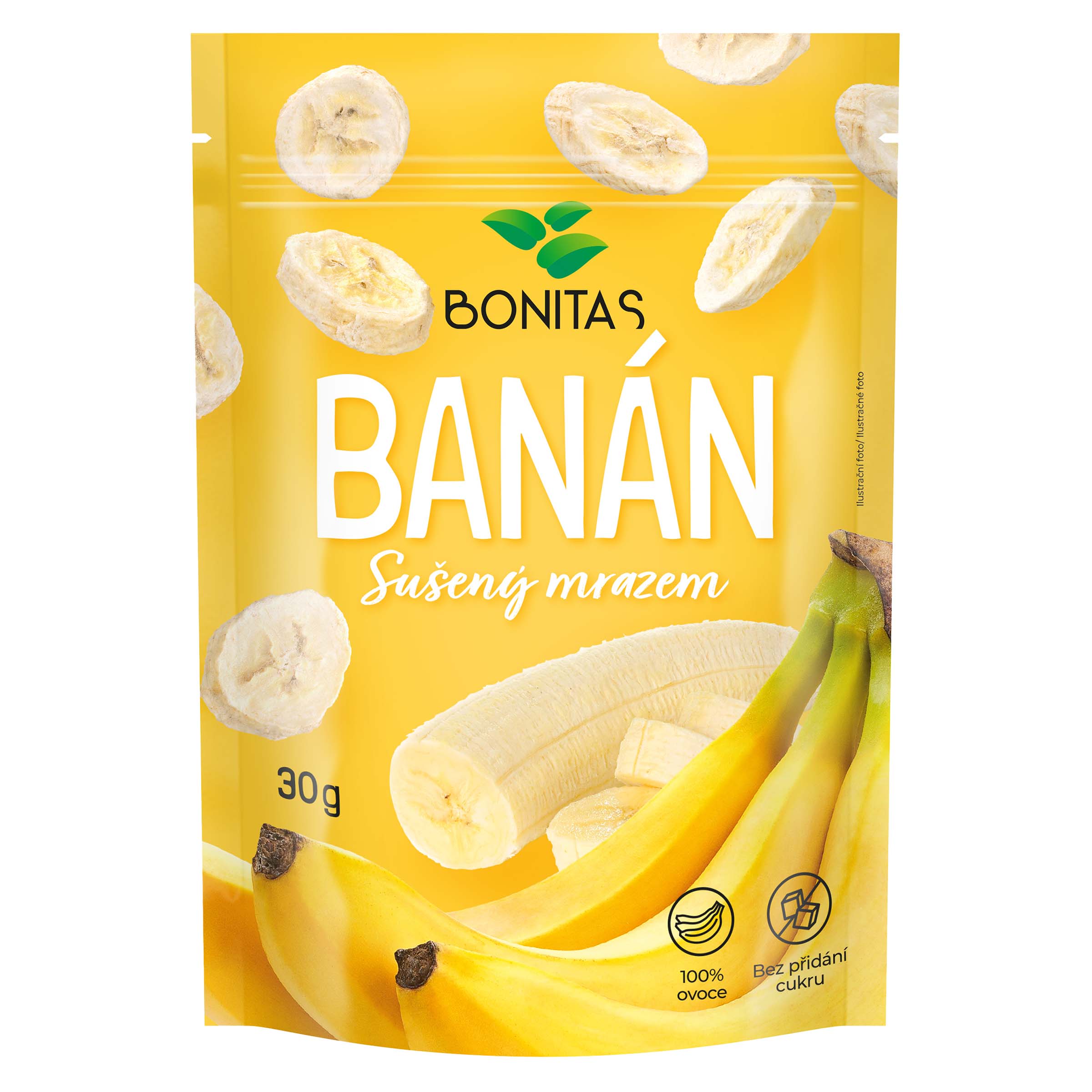 BONITAS Banány sušené mrazom 30g
