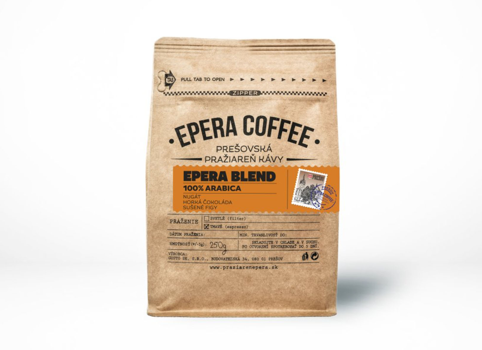 EPERA COFFEE Epera Blend - zrnková arabica zmes 1000g