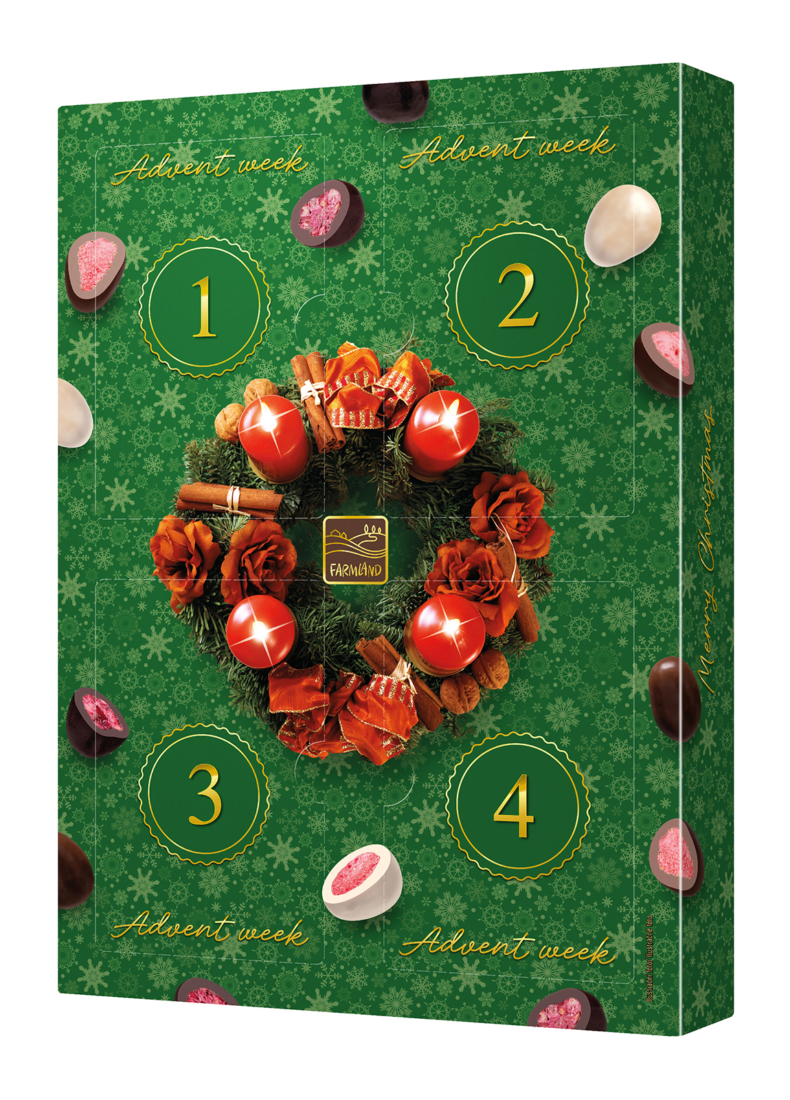 Čokoládový adventný kalendár 2025 FARMLAND 280g