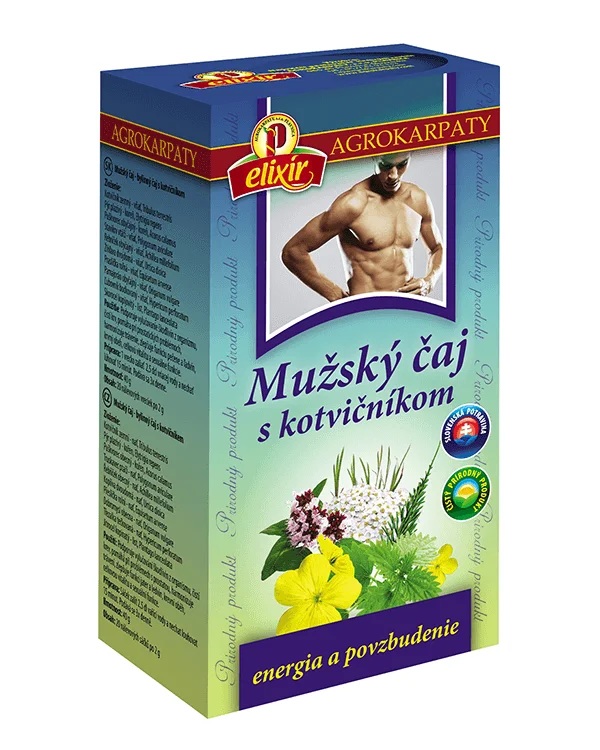 AGROKARPATY Mužský čaj s kotvičníkom 40g