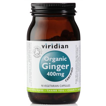 viridian ginger 400mg organic
