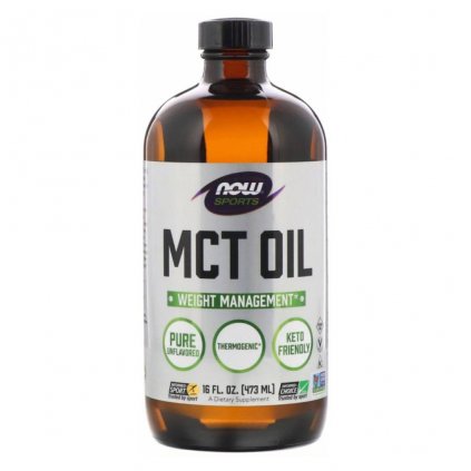 now foods mct olej bez prichuti 473 ml