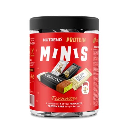 nutrend protein minis mix proteinove tycinky