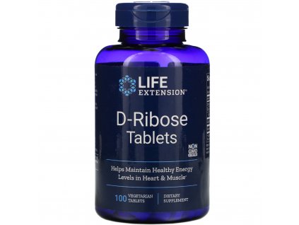 D-Ribose Tablets, 100 vegetarianských tablet