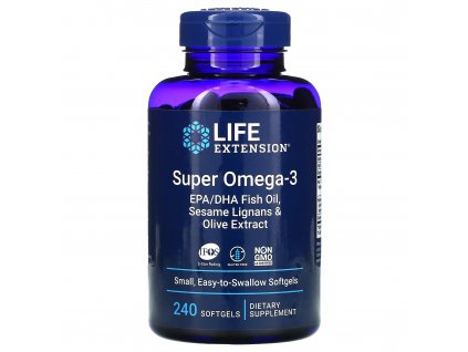 Super Omega-3 EPA/ DHA with Sesame Lignans & Olive Fruit Extract, 240 tobolek