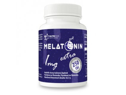 nutricius melatonin 1mg extra 250 tablet 2422195 350x350 square