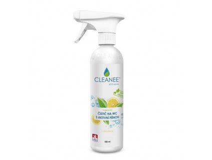 cleanee eko hygienicky cistic wc s aktivni penou s vuni citronu 500ml