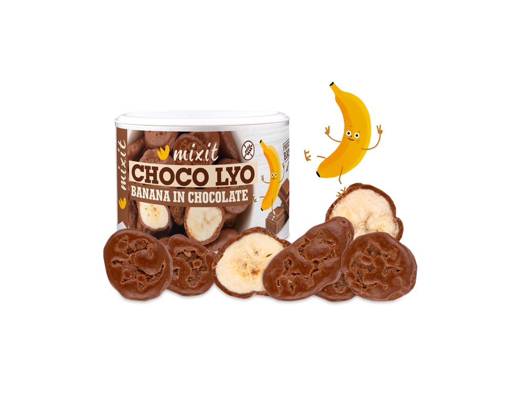 choco lyo banana in chocolate produktovka