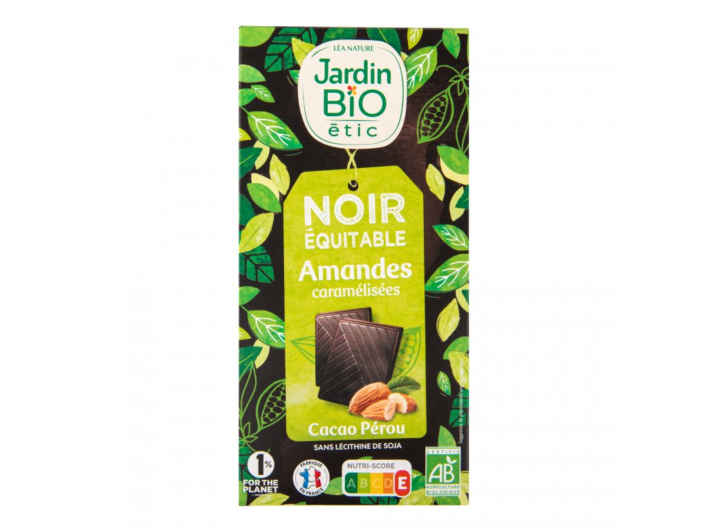 Jardin Čokoláda s mandlemi BIO | 100 g