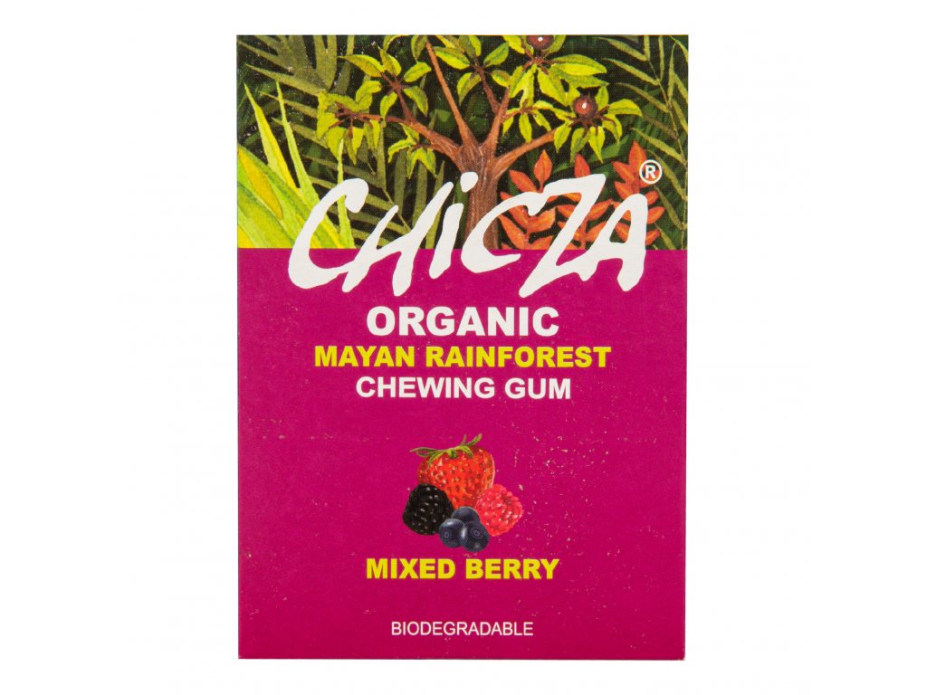 Chicza Žvýkačka s příchutí ovocný mix BIO | 30 g