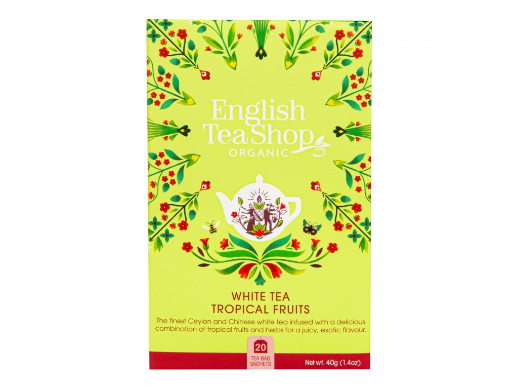 English Tea Shop Čaj Bílý s tropickým ovocem BIO | 20 ks