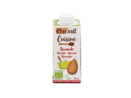 Krém mandlový na vaření 9 % tuku 200 ml BIO ECOMIL