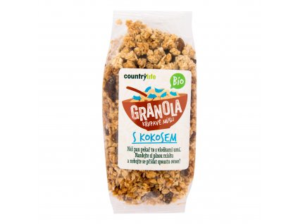 Country Life Granola - Křupavé müsli s kokosem BIO | 350 g