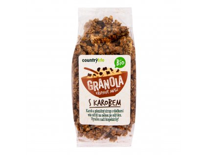 Country Life Granola - Křupavé müsli s karobem BIO | 350 g