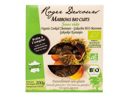 Ardeche Marrons Kaštany loupané vařené, vakuované BIO | 200 g