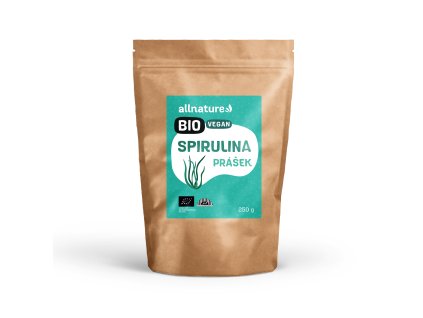 allnature spirulina prasek bio 250 g