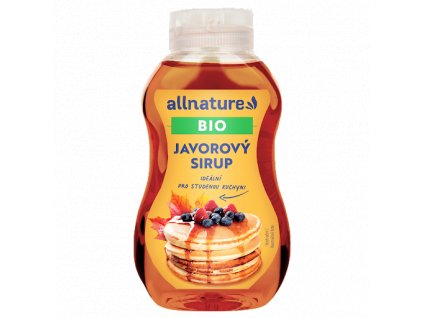 allnature javorovy sirup bio 250 ml