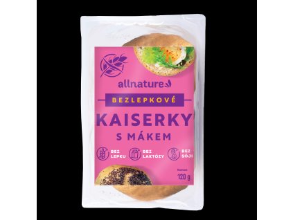 allnature bezlepkove kaiserky s makem 120 g