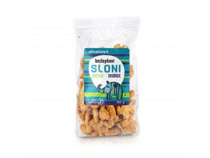 Allnature Sloni jablko-skořice | 80 g