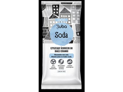 luba cistici ubrousky se sodou koupelna 24 ks