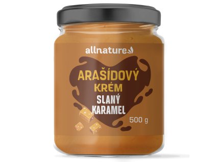 allnature arasidovy krem slany karamel 500 g