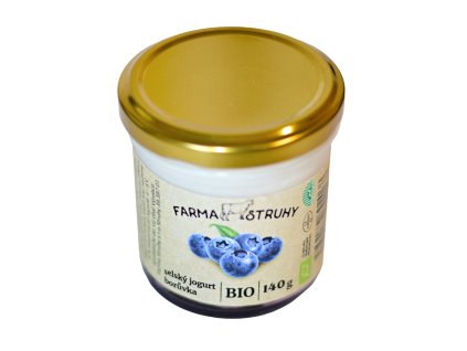 Jogurt selský borůvka 140 g BIO FARMA STRUHY