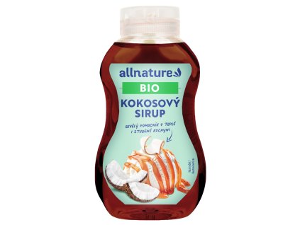 allnature kokosovy sirup bio 250 ml
