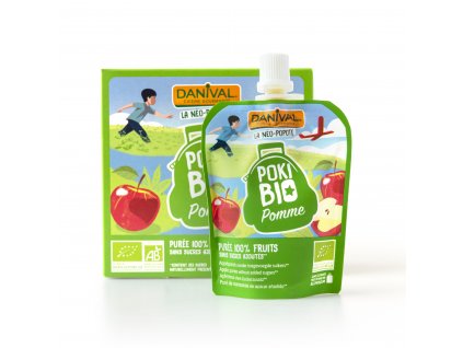 VÝPRODEJ!!!Pyré jablečné POKI 360 g BIO DANIVAL