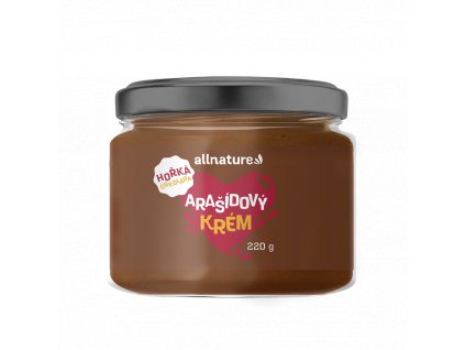 allnature arasidovy krem s horkou cokoladou 220 g