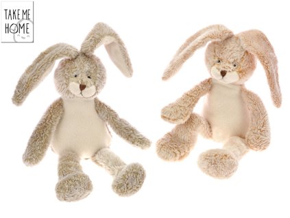 Take me Home zajíček plyšový 30cm 2barvy 0m+