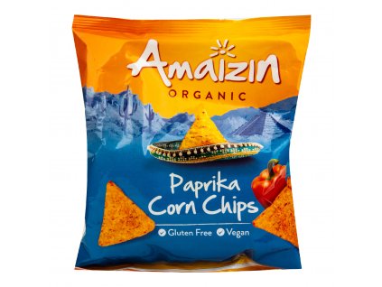 Amaizin Chipsy kukuřičné paprikové BIO | 75 g