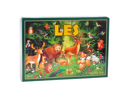 Společenská hra logická Les v krabičce
