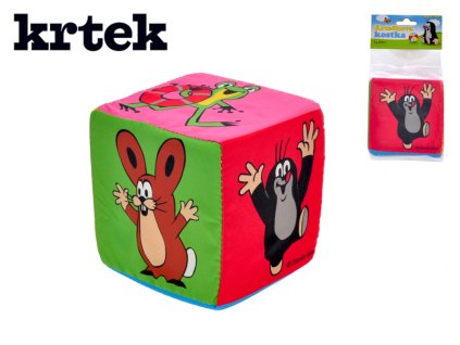 Krtečkova kostka látková 10cm 0m+ v sáčku