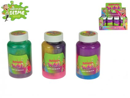 Professor Slime sliz duhový 250g 3barvy 12ks v DBX